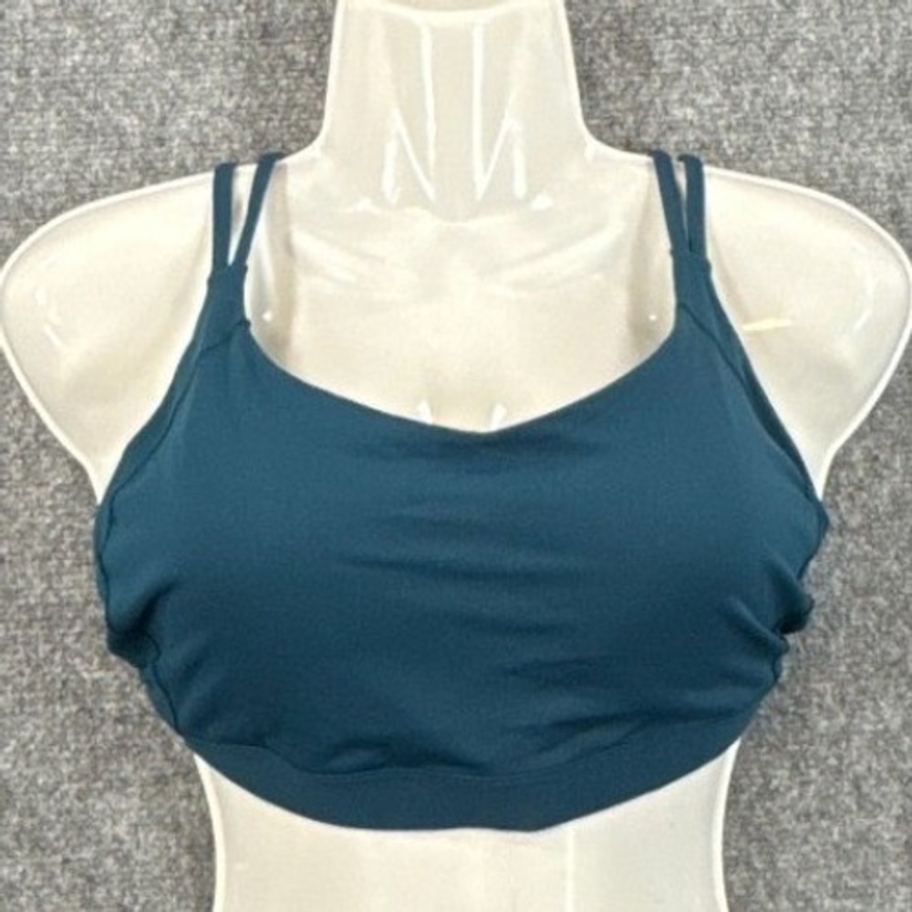 CALIA by Carrie Underwood Womens XL Teal Blue Strappy Back Sports Bra NWT
